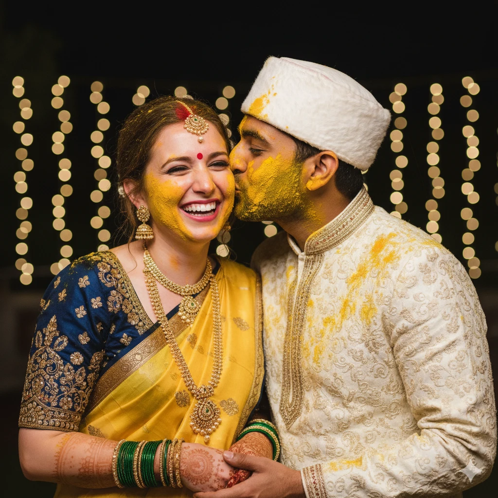 Haldi Ceremony AI Prompt