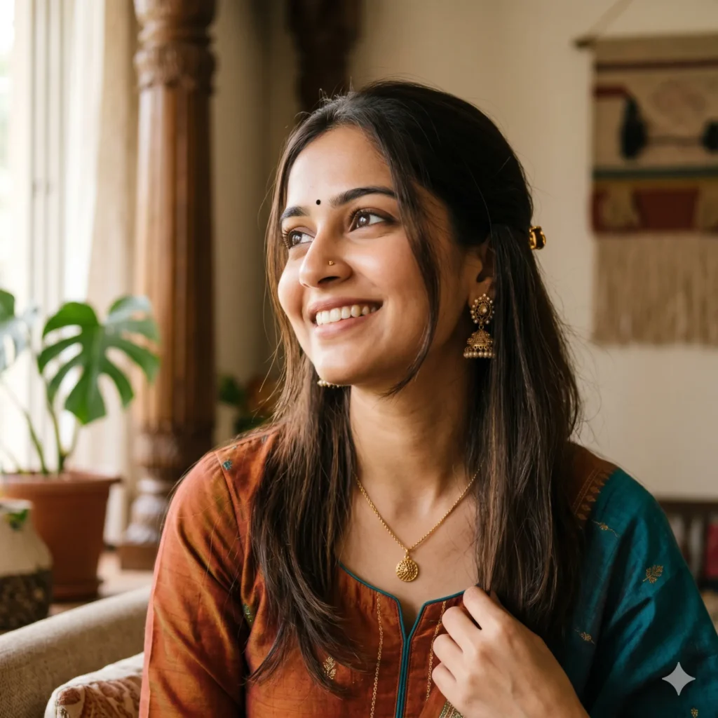South Indian Woomen Prompt Gemini